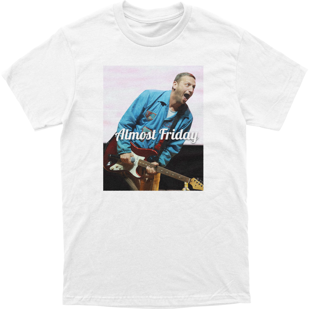 Almost Friday Tim Robinson Guitar Tee
