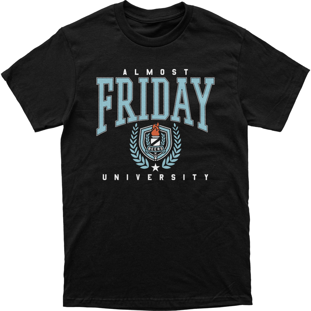 Almost Friday University Tee